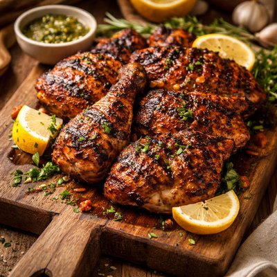 Image of Italian Marinated Barbecued Chicken