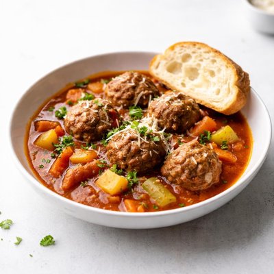 Image of Italian Meatball Stew Crock Pot