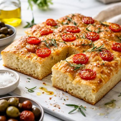 Image of Italian Pan Bread Aka Focaccia