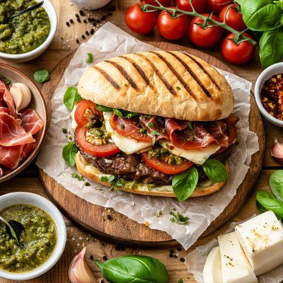 Image of Italian Panini Burger