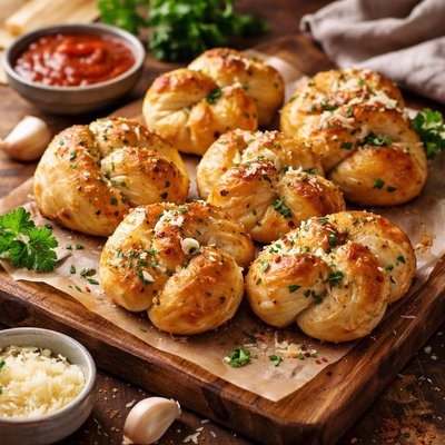 Image of Italian Parmesan Knots Quick Version