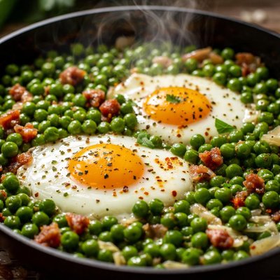 Image of Italian Peas and Eggs