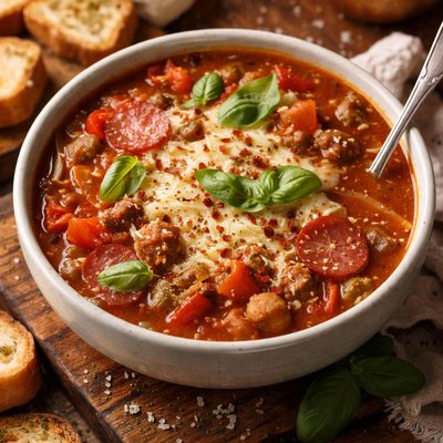 Image of Italian Pizza Soup