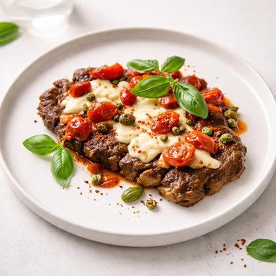 Image of Italian Pizzaiola Beefsteak Pizza Style