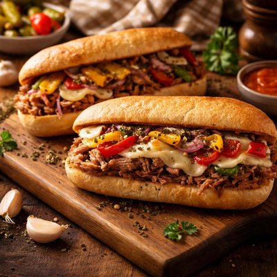 Image of Italian Pork Hoagies