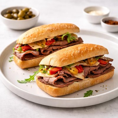 Image of Italian Roast Beef Sandwiches