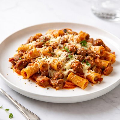 Image of Italian Sausage and Pasta Casserole