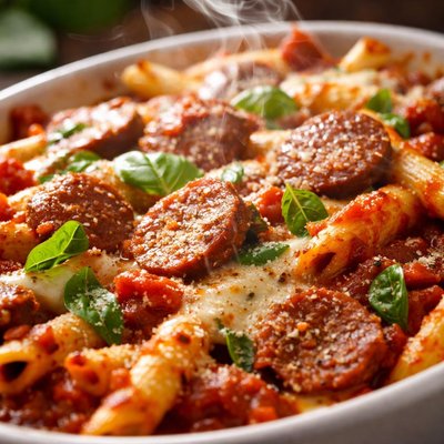 Image of Italian Sausage and Penne Bake