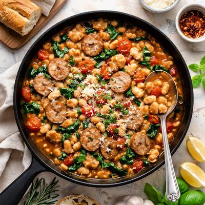 Image of Italian Sausage and White Beans