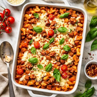 Image of Italian Sausage Baked Ziti