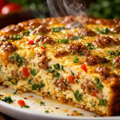 Image of Italian Sausage Crustless Quiche