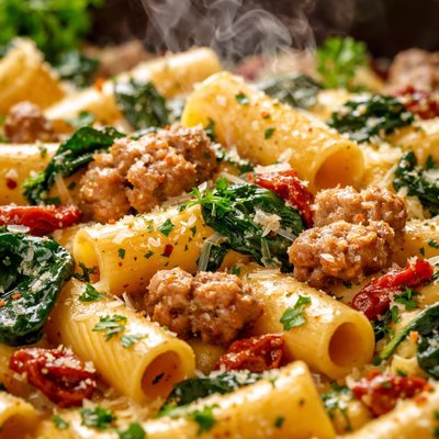 Image of Italian Sausage Florentine for the Crock Pot