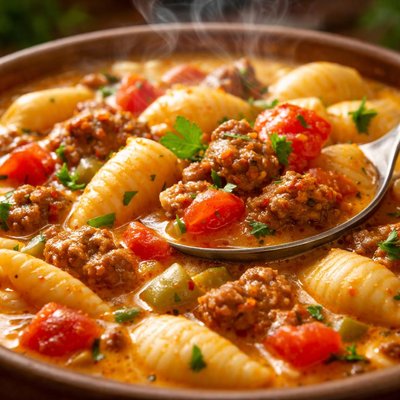 Image of Italian Sausage Hamburger Helper Soup