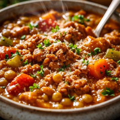 Image of Italian Sausage Lentil Stew