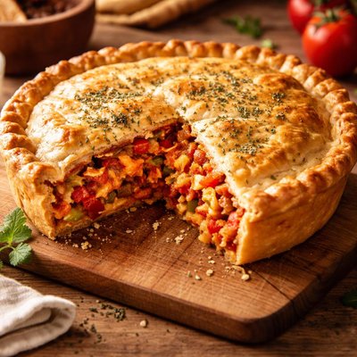 Image of Italian Sausage Pie Low Fat Low Cholesterol
