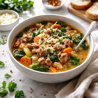 Image of Italian Sausage Soup Low Fat