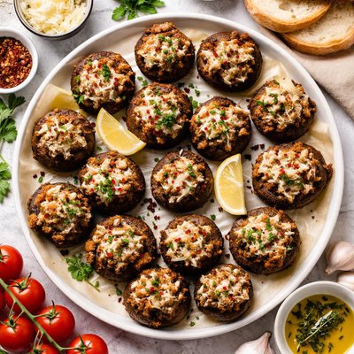 Image of Italian Sausage Stuffed Mushrooms