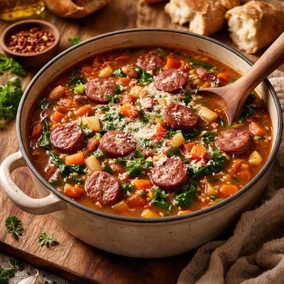 Image of Italian Smoked Sausage Bean Soup