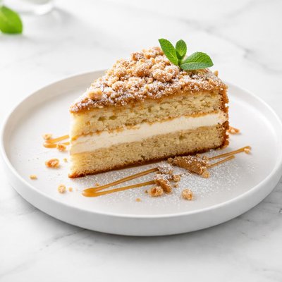 Image of Italian Sour Cream Saronno Cake