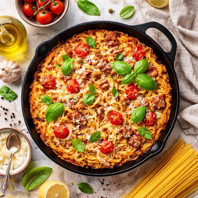 Image of Italian Spaghetti Frittata