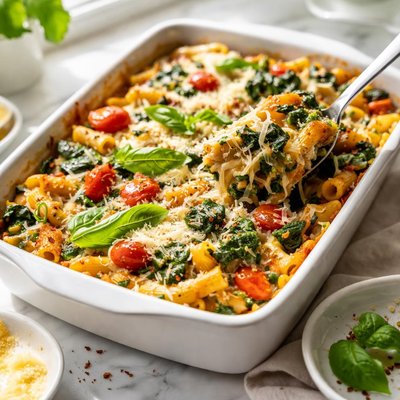 Image of Italian Spinach Pasta Bake