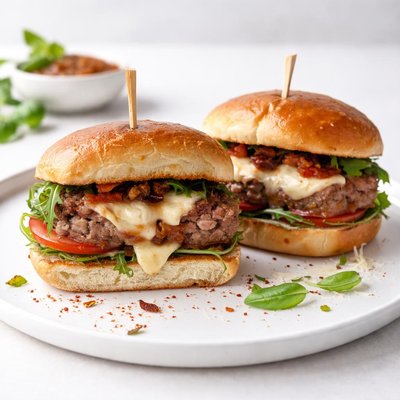Image of Italian Stuffed Burgers