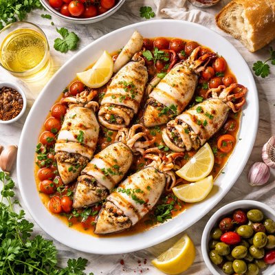 Image of Italian Stuffed Squid