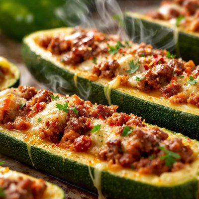 Image of Italian Stuffed Zucchini