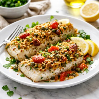 Image of Italian Style Baked Haddock
