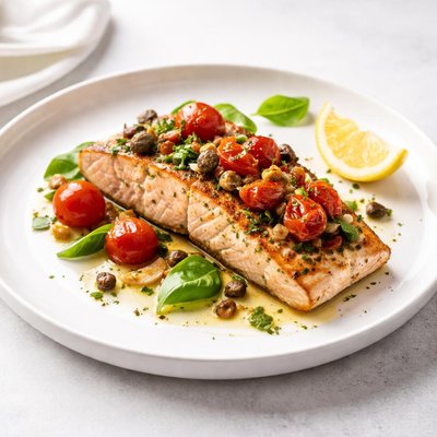 Image of Italian Style Baked Salmon