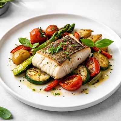 Image of Italian Style Fish and Vegetables