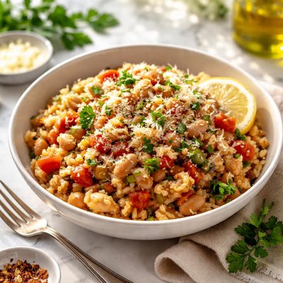 Image of Italian Style Rice and Beans