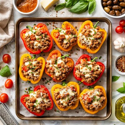 Image of Italian Style Stuffed Peppers