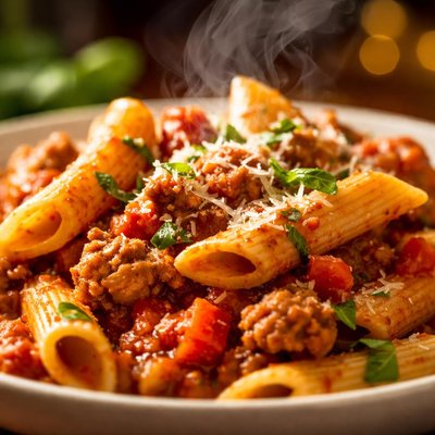 Image of Italian Tomato Sausage Ragu with Penne