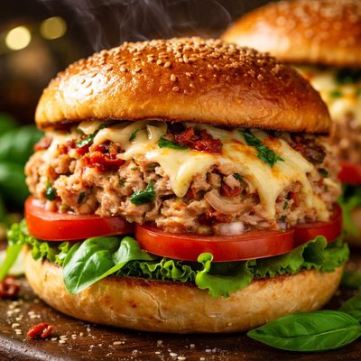 Image of Italian Tuna Melt Burgers