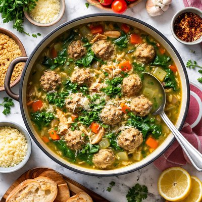 Image of Italian Wedding Soup Firehouse Style