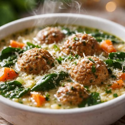 Image of Italian Wedding Soup on the Light Side