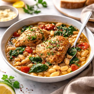Image of Italian White Beans with Chicken