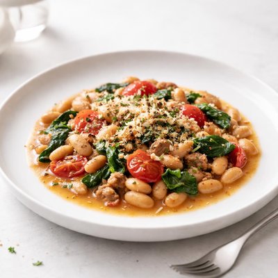 Image of Italian White Beans with Turkey
