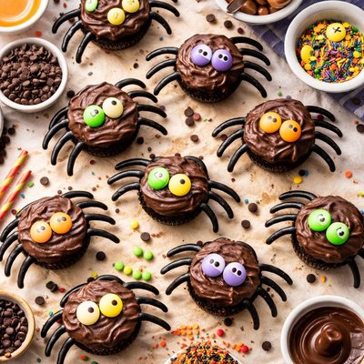 Image of Itsy Bitsy Spiders Muffins