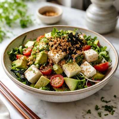 Image of Izakaya Sakura Avocado Tofu Salad