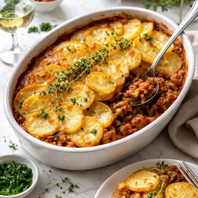 Image of Jachtschotel Meat and Potato Casserole