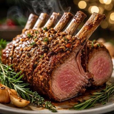 Image of Jackie Kennedy Onasis Roast Rack of Lamb