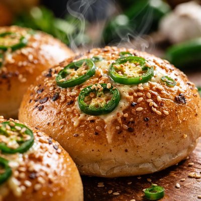Image of Jalapeno Burger Buns