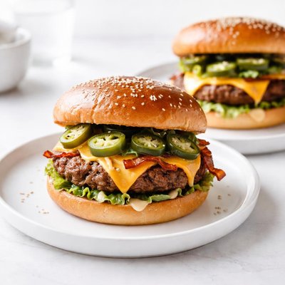 Image of Jalapeno Cheeseburgers