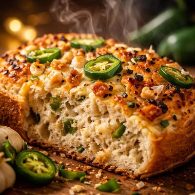 Image of Jalapeno Garlic Bread for Bread Machine