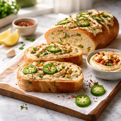 Image of Jalapeno Hummus Bread