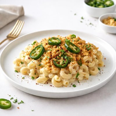 Image of Jalapeno Macaroni Cheese Casserole