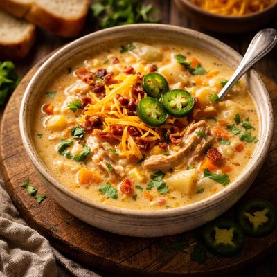 Image of Jalepeno Cheddar Chicken Soup