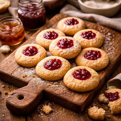 Image of Jam Drop Cookies